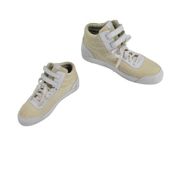 Rag & Bone Nova High Top Sneakers Size 40 US 10 Beige White Suede and Leather - Picture 13 of 13